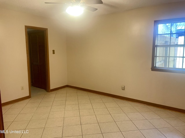 2909 Pimlico Dr, Ocean Springs, MS 39564 - unfurnished room featuring ceiling fan and baseboards