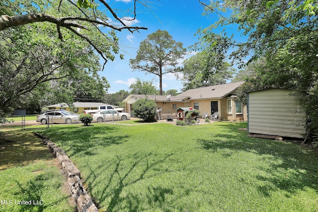 view of yard