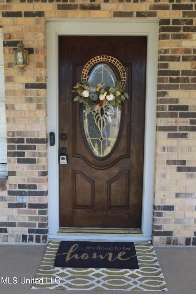 view of entrance to property