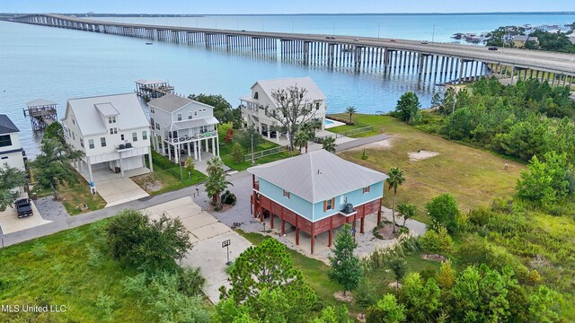 218 Front St, Pass Christian, MS 39571 - view from above of property with a notable bridge