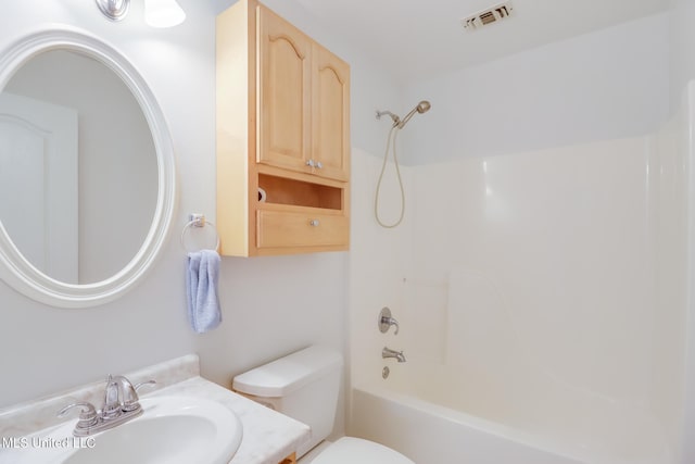 1025 Shipp St, Waveland, MS 39576 - bathroom with toilet, shower / washtub combination, and vanity