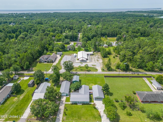 1025 Shipp St, Waveland, MS 39576 - aerial view of residential area with a forest