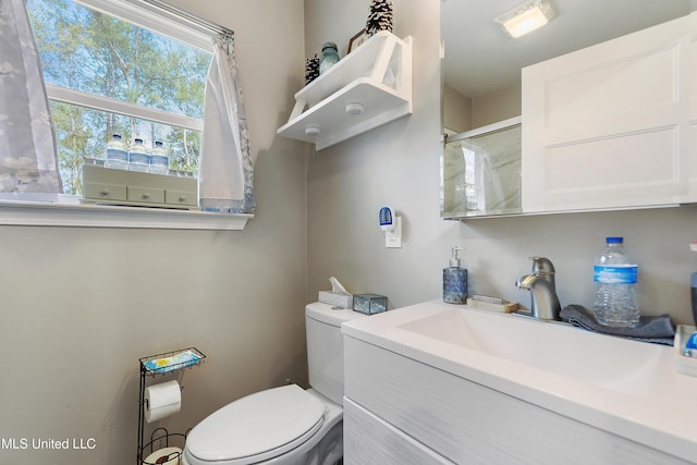 13701 Jericho Rd, Vancleave, MS 39565 - bathroom featuring vanity and a shower