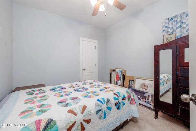 3753 Kenton Dr, Southaven, MS 38672 - carpeted bedroom featuring a ceiling fan