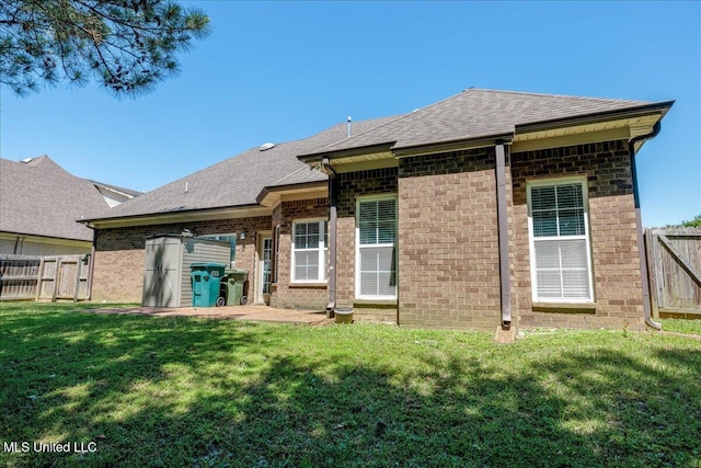 3753 Kenton Dr, Southaven, MS 38672 - back of house with roof with shingles and brick siding