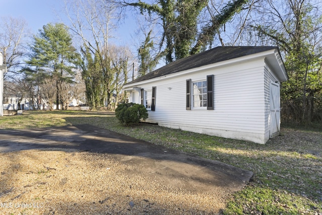 view of property exterior