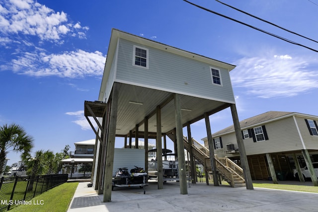 view of rear view of property