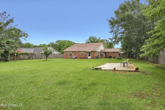 8809 Old Walnut Rd, Ocean Springs, MS 39564 - view of yard featuring a patio