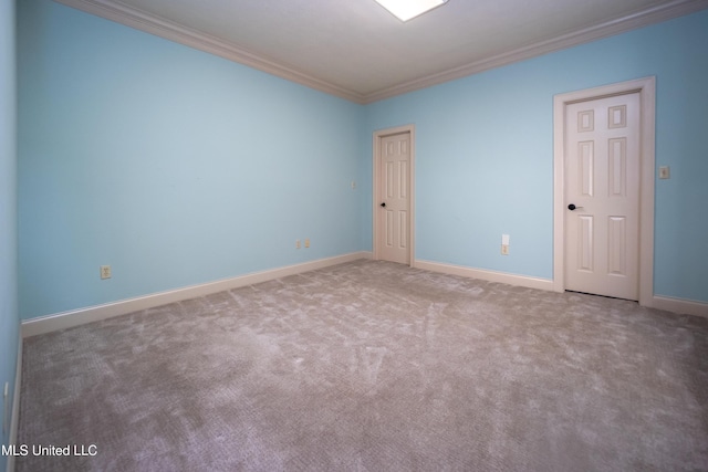 6147 Wirtz Rd, Flowood, MS 39232 - carpeted spare room with ornamental molding and baseboards