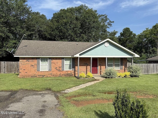 22090 Rayvan Ln, Kiln, MS 39556 - ranch-style house featuring brick siding