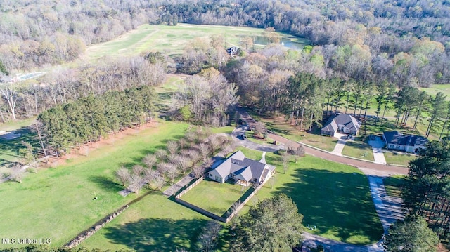 29 Club Dr, Natchez, MS 39120 - bird's eye view with a wooded view