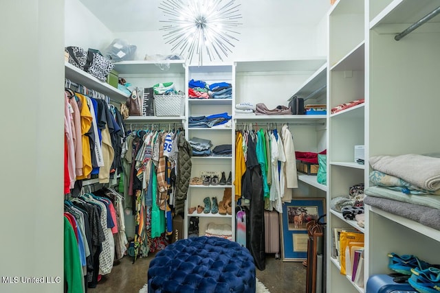 29 Club Dr, Natchez, MS 39120 - spacious closet featuring a notable chandelier