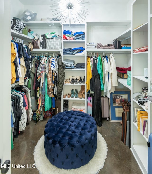 29 Club Dr, Natchez, MS 39120 - spacious closet with a chandelier