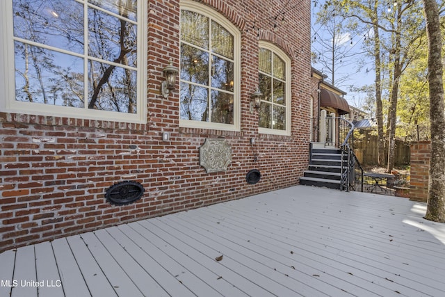 view of deck