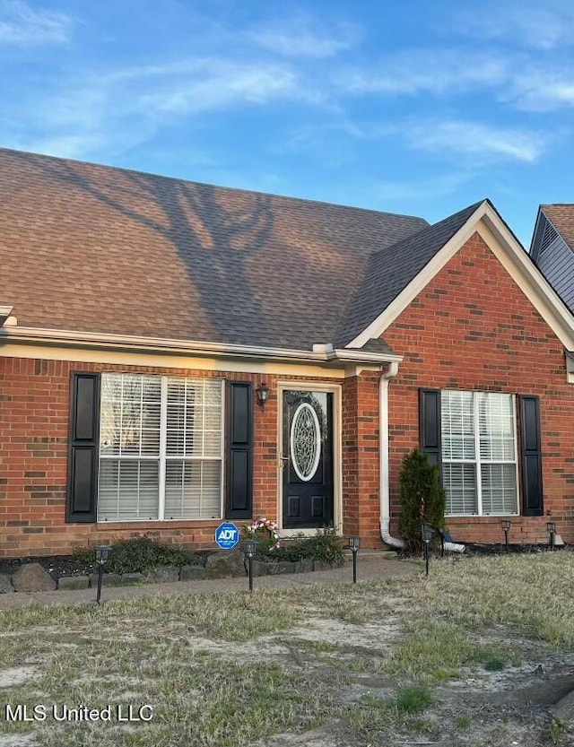 view of front of home