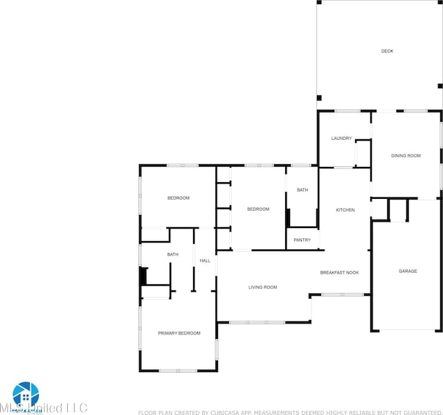 5211 Washington Ave, Gulfport, MS 39507 - home floor plan