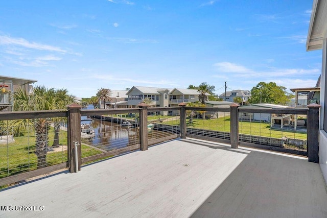 842 Deer Dr, Bay Saint Louis, MS 39520 - view of patio / terrace featuring a residential view