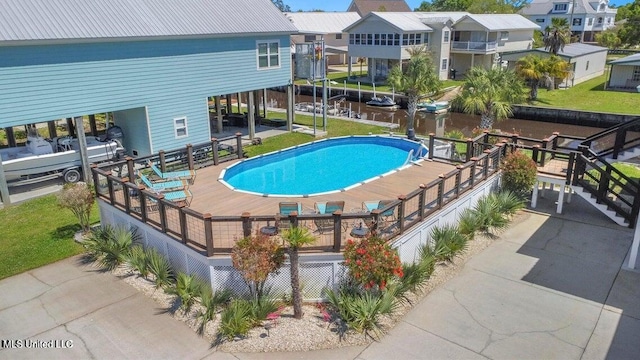 842 Deer Dr, Bay Saint Louis, MS 39520 - view of pool with a residential view