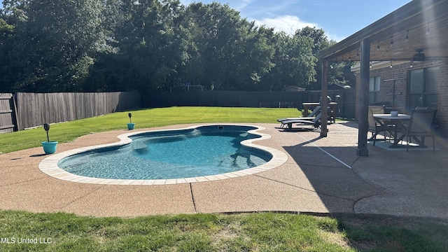 14291 Buttercup Dr, Olive Branch, MS 38654 - view of pool featuring a patio area