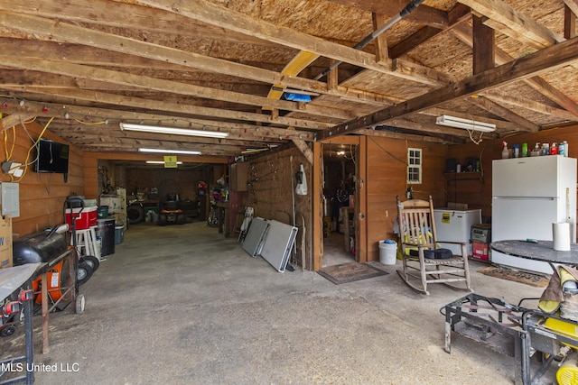 156 Cobbville Rd, Canton, MS 39046 - garage with freestanding refrigerator