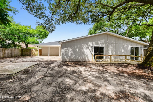 371 Lakeview Blvd, Biloxi, MS 39531 - rear view of house with a patio area