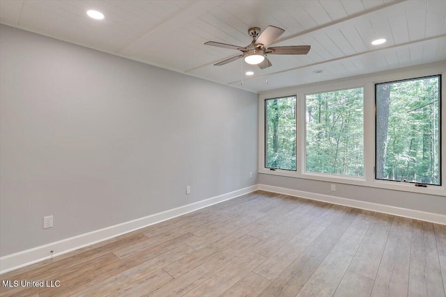 1844 Eastover Dr, Jackson, MS 39211 - unfurnished room with baseboards, plenty of natural light, and ceiling fan