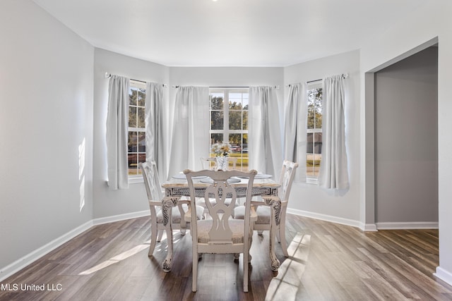 2869 Honduras Dr, Gautier, MS 39553 - dining area with wood finished floors and baseboards