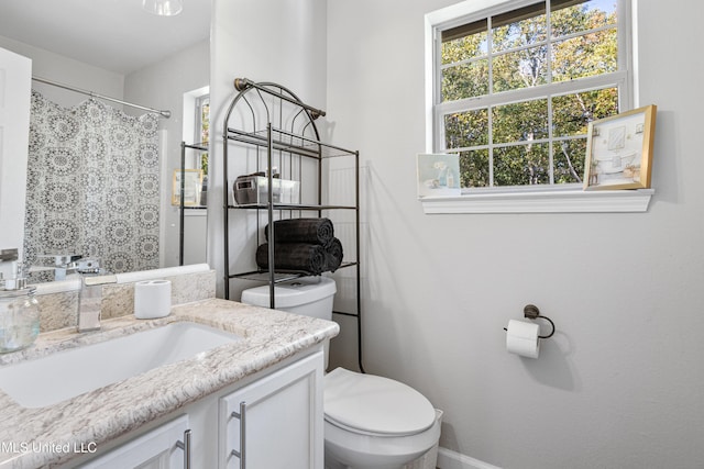 2869 Honduras Dr, Gautier, MS 39553 - bathroom featuring vanity and curtained shower