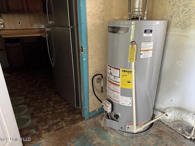 208 Cedar Dr, Diberville, MS 39540 - utilities featuring gas water heater