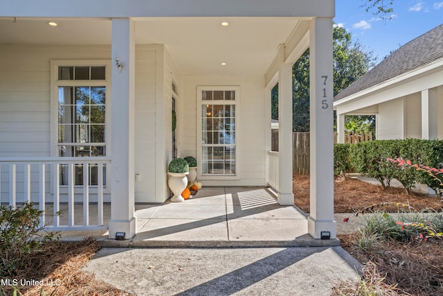 view of property entrance