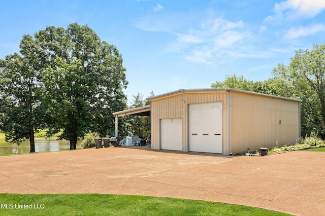 445 Carey Chapel Rd, Red Banks, MS 38661 - garage with a detached garage