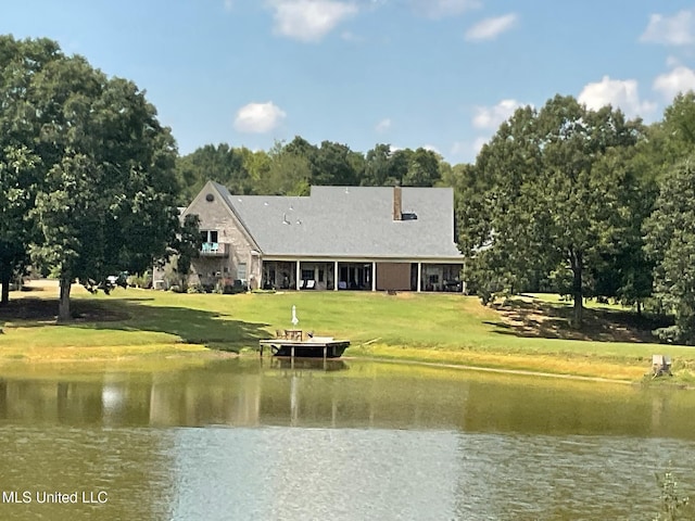 445 Carey Chapel Rd, Red Banks, MS 38661 - water view featuring a tree filled landscape
