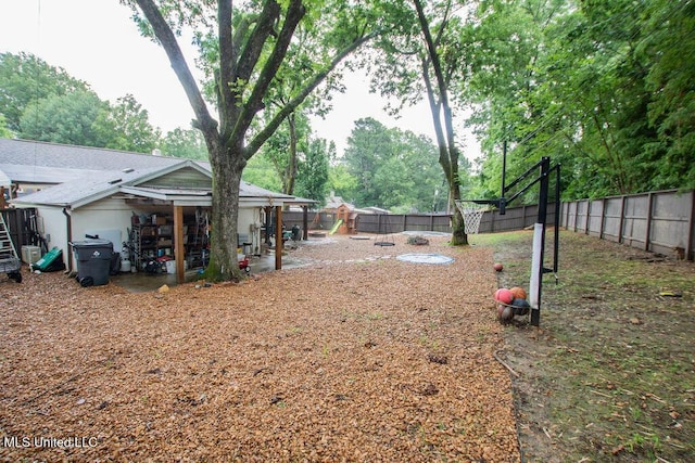 65 Vaiden Dr, Hernando, MS 38632 - fenced backyard with a patio