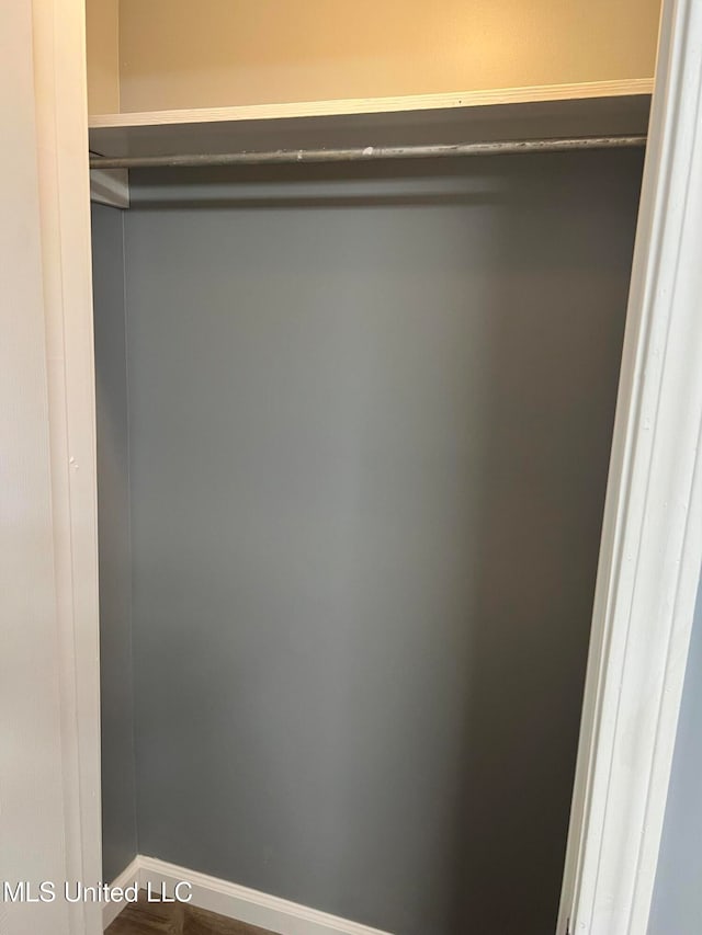 view of closet