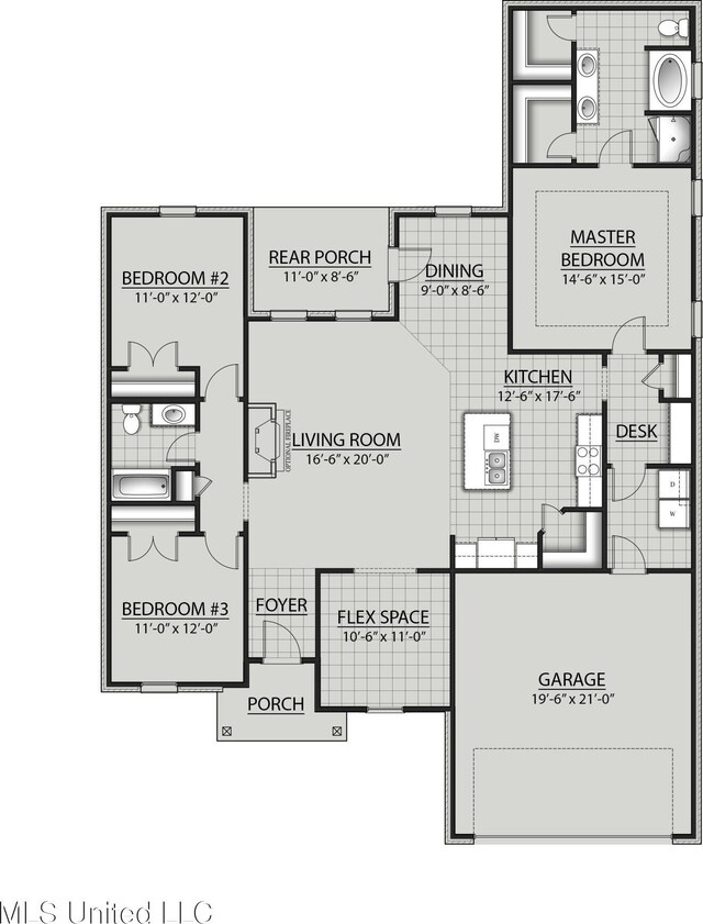 10229 Patrick Dr, Gulfport, MS 39503 - floor plan