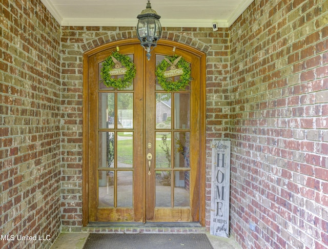 102 Grand Bear Cir, Vicksburg, MS 39183 - doorway to property with french doors