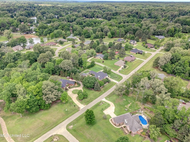 102 Grand Bear Cir, Vicksburg, MS 39183 - bird's eye view with a view of trees