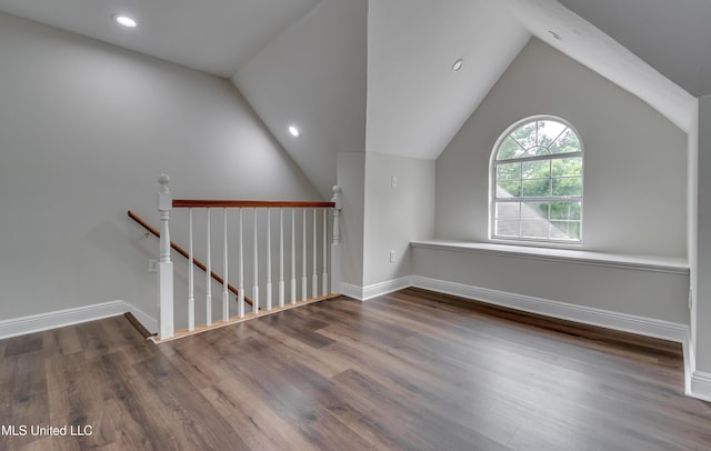 105 Lilac Ct, Madison, MS 39110 - bonus room with lofted ceiling and wood finished floors