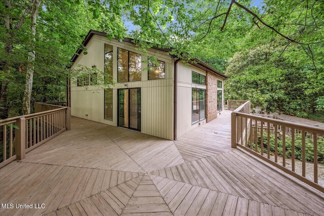 6821 Autumn Oaks Dr, Olive Branch, MS 38654 - view of wooden deck