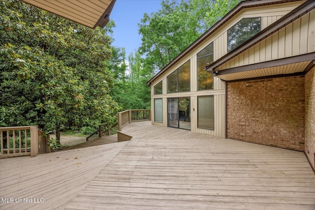 6821 Autumn Oaks Dr, Olive Branch, MS 38654 - view of wooden deck