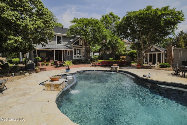 307 Grand Blvd, Greenwood, MS 38930 - outdoor pool with a patio