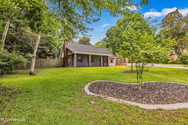 5423 Kaiki Dr, Diamondhead, MS 39525 - view of fenced backyard