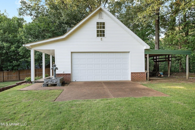 4424 Rebekah Dr, Olive Branch, MS 38654 - view of detached garage