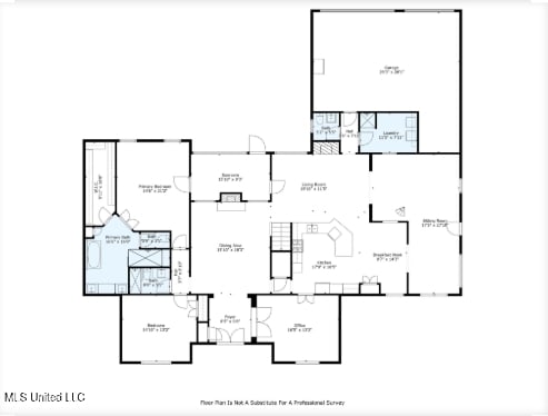 4424 Rebekah Dr, Olive Branch, MS 38654 - property floor plan