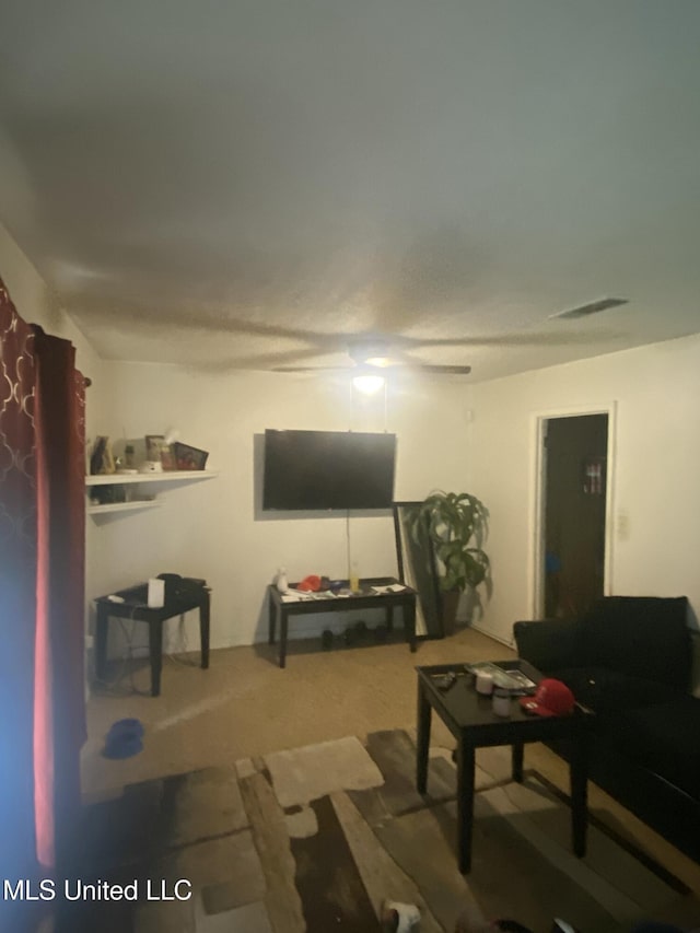 351 E Academy St, Canton, MS 39046 - view of carpeted living area