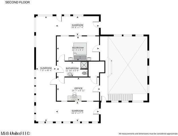 6131 Jenness Rd, Pearlington, MS 39572 - home floor plan