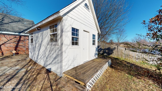 view of outbuilding