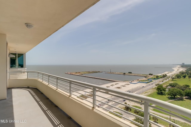 2060 Beach Blvd Unit 1602, Biloxi, MS 39531 - balcony featuring a water view