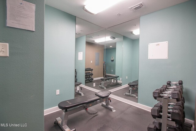 2060 Beach Blvd Unit 1602, Biloxi, MS 39531 - gym featuring baseboards