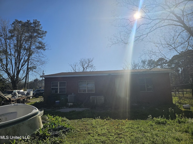 8800 Graham Rd, Moss Point, MS 39562 - back of property featuring brick siding